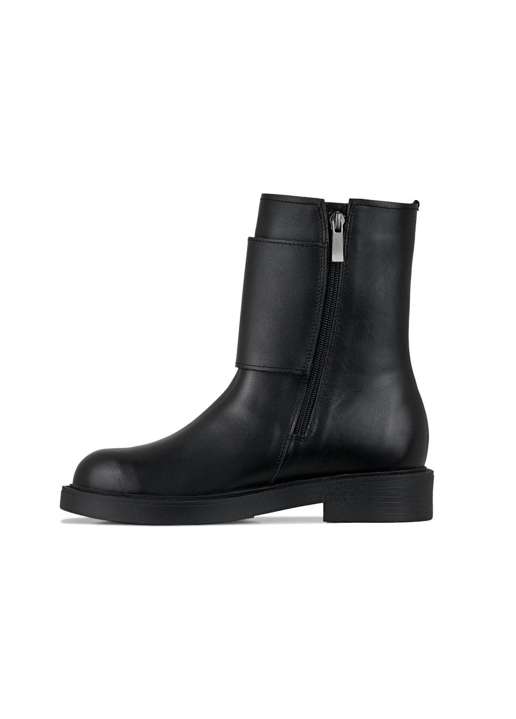 Осенние ботинки осенние черные из натуральной кожи KASANDRA