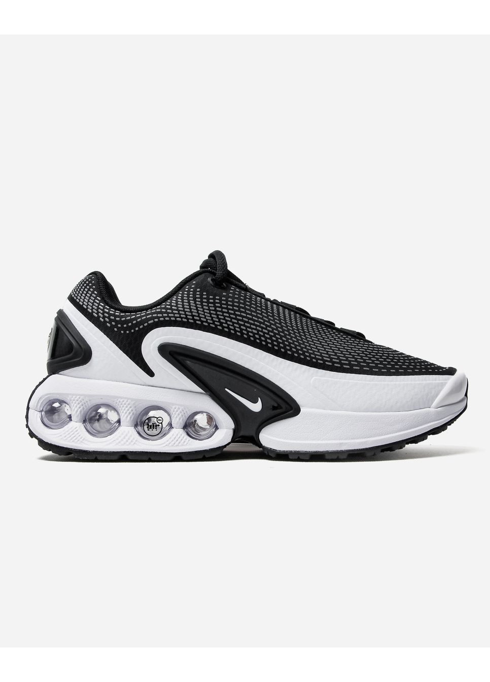 Черные демисезонные кроссовки мужские nike air max dn black white v2 найк аир макс дн No Brand