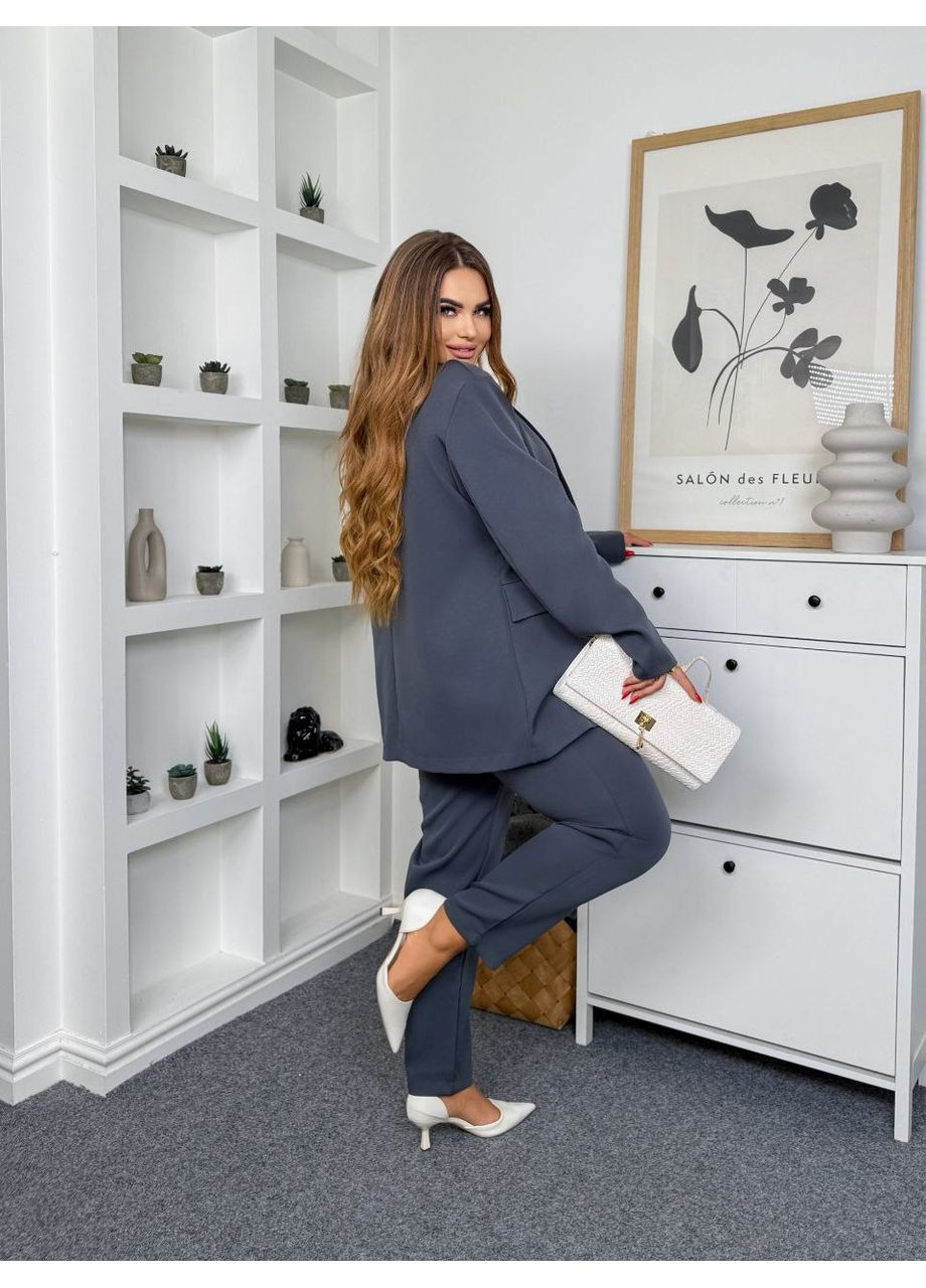 Костюм женский (пиджак + брюки) — ЗАМЕР В ОПИСАНИИ DK/DL Мода без кордонів (370682762)