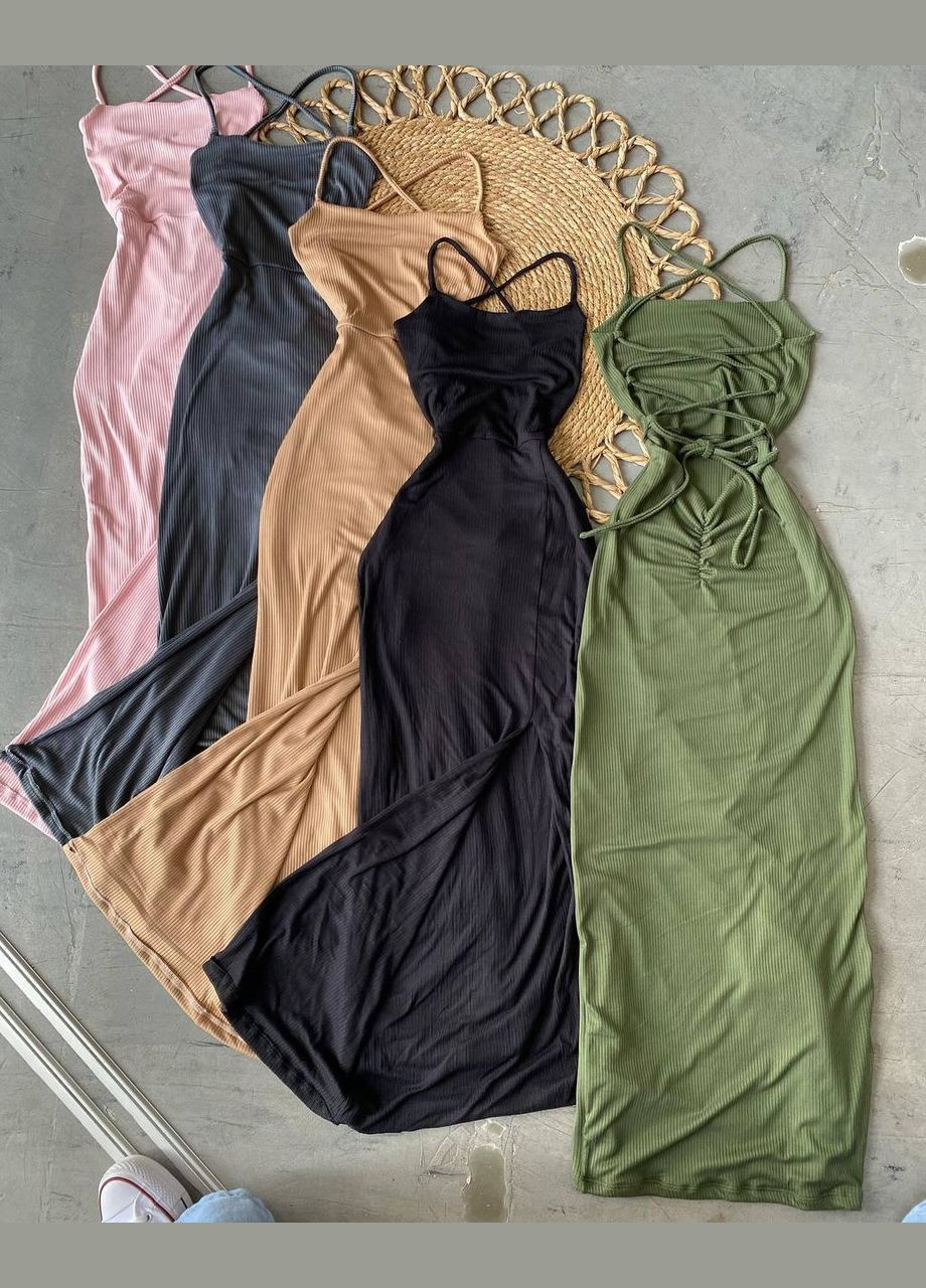 Графітова кежуал жіноча сукня Україна однотонна