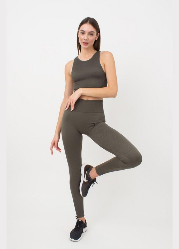 Легінси жіночі безшовні спортивні в рубчик Giulia LEGGINGS RIB (301384717)