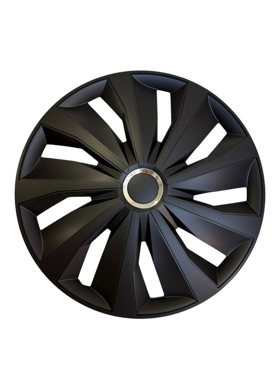 Ковпаки на колеса Grip Pro Black R14 з логотипом Skoda ковпаки на диски Гріп Про Блек Р14 з логотипом Шкода No Brand (364464028)