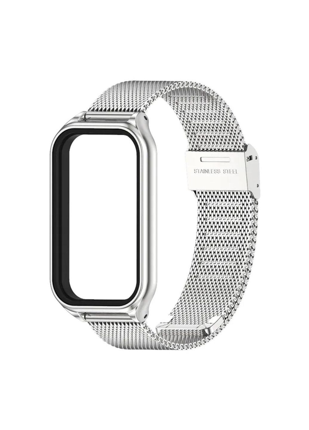 Ремінець металевий Milan для фітнес браслета Xiaomi Redmi Smart Band 2 - Silver MiJobs (266914426)