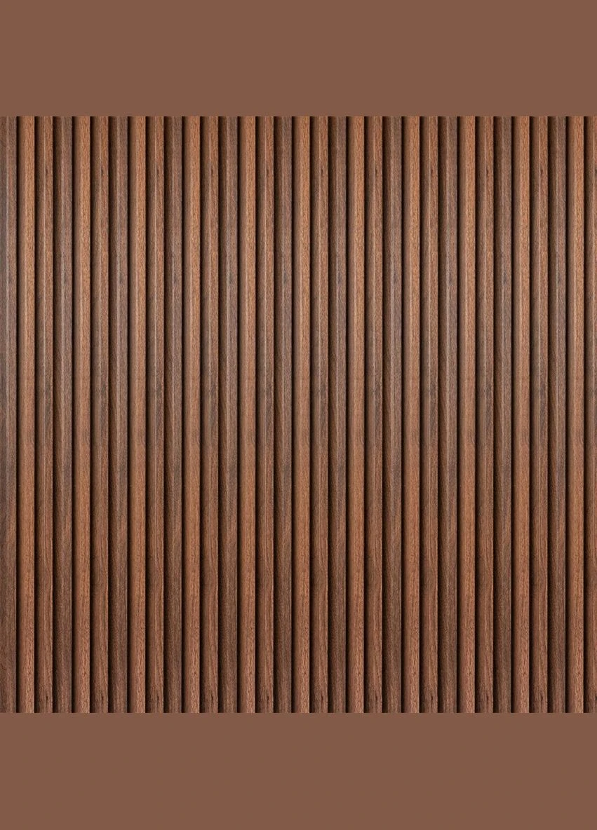 Декоративна стінова рейка каштан 3000*160*23мм (D) SW-00001536 Sticker Wall (314797952)