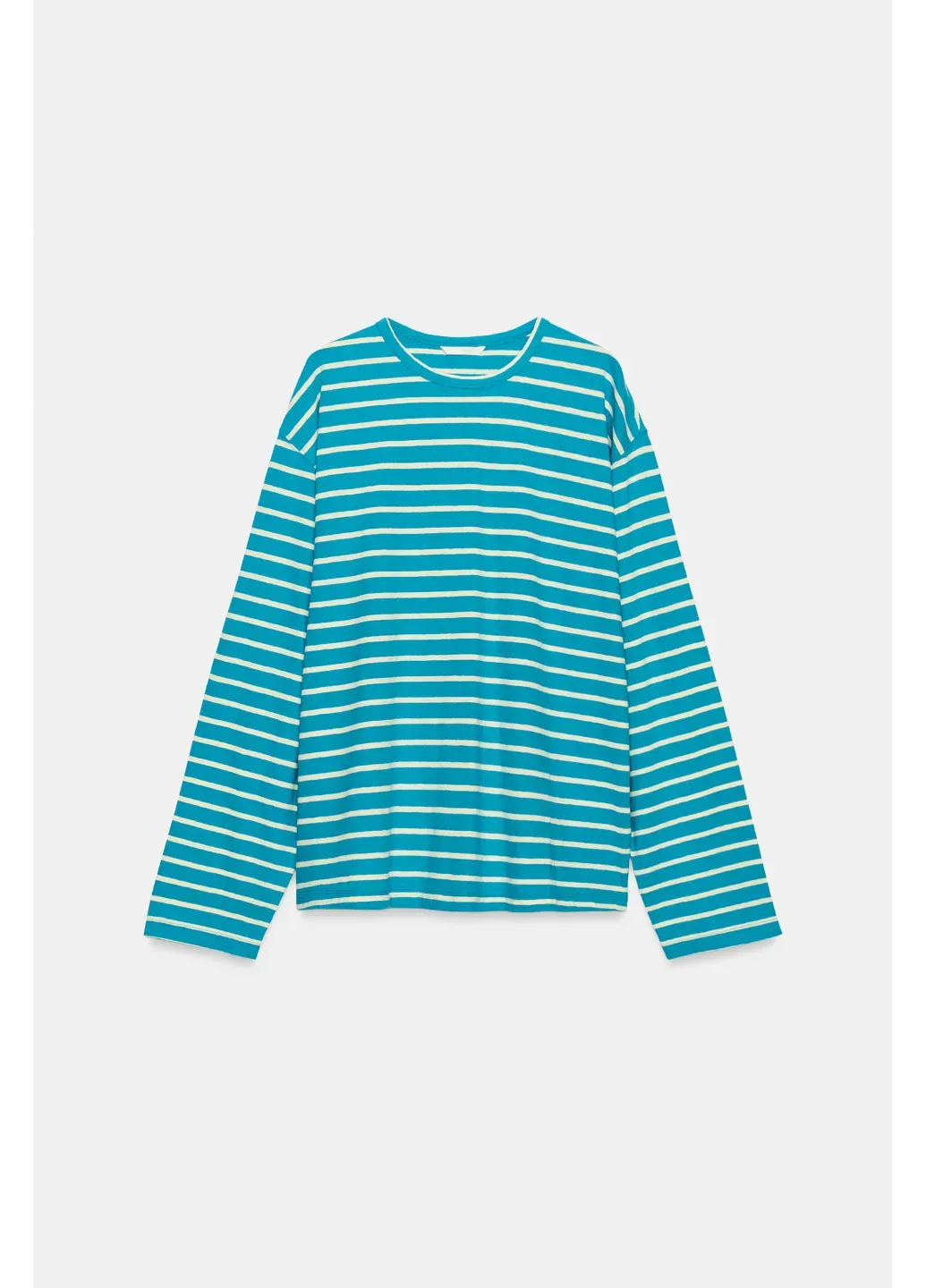 Полосатая футболка из хлопка и льна . Zara - (404977010)