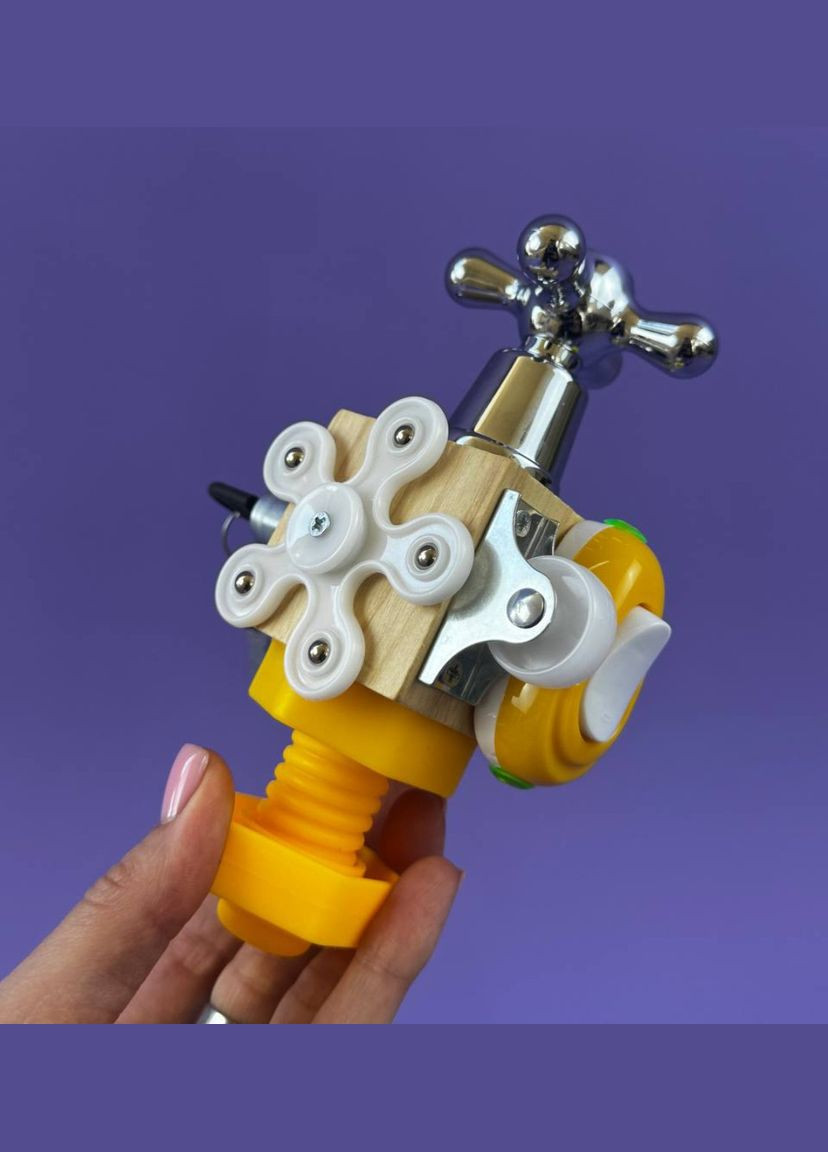 Бізіборд бізікуб міні дерев’яний Логічна гра-бізіборд C 64877 куб, 6 міні-ігор, в коробці Play Smart (361409475)