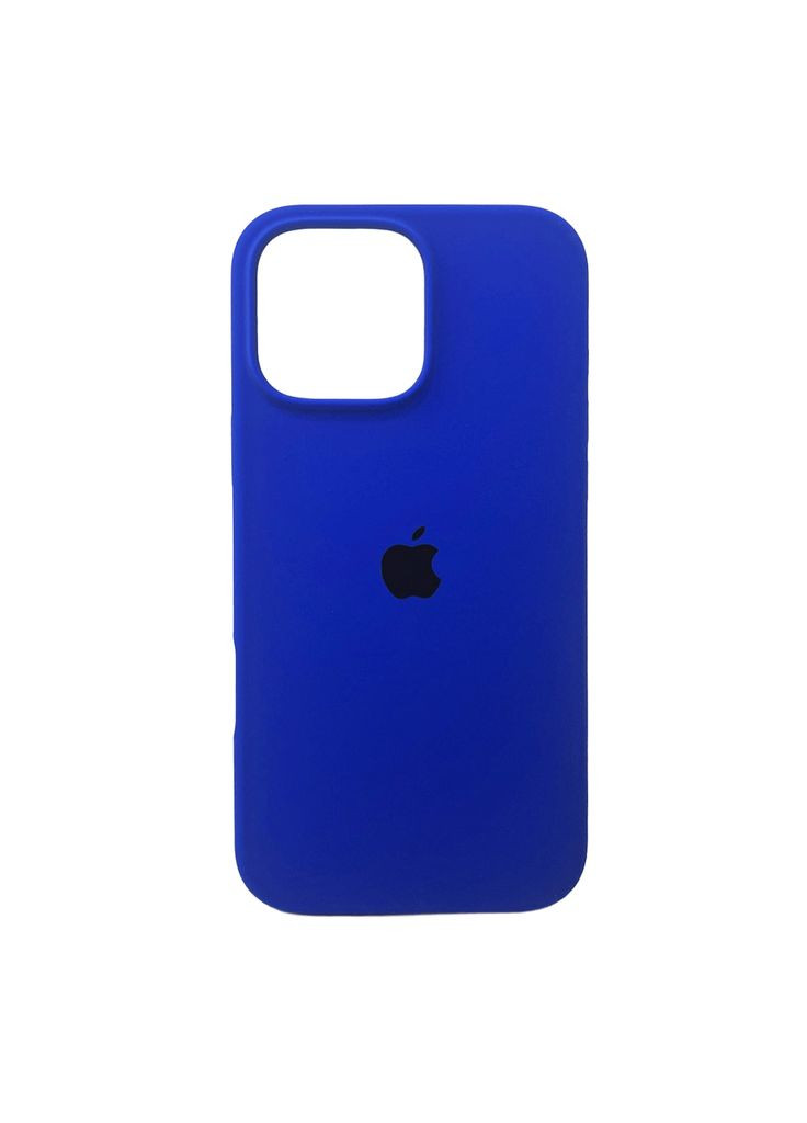 Чехол для смартфона Silicone Full Case AA для iPhone 16 Pro Max 45,Shiny Blue (FullOpenAAi16PM-45) No Brand Open Cam (370647430)