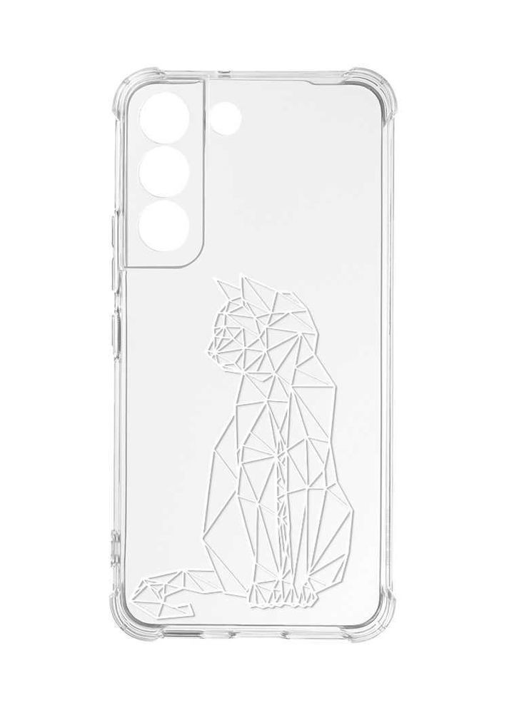 Чохол із потовщеними кутами на Samsung Galaxy S22:: Котик (принт 125) Creative (360705164)