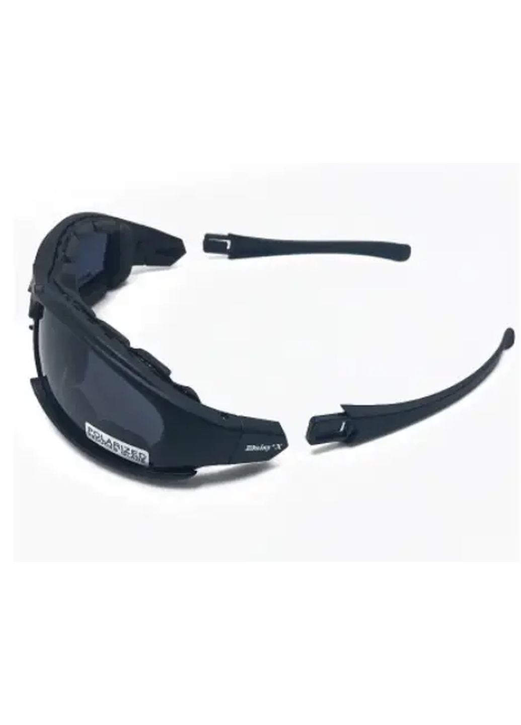 Защитные тактические солнцезащитные очки с поляризацией X7 Black + 4 комплекта линз Daisy (280826700)