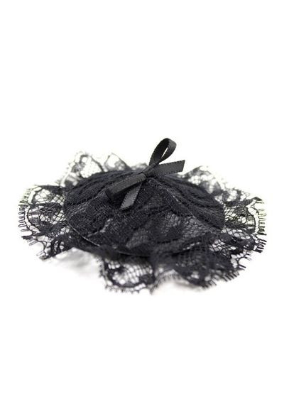 Чёрный наклейки на грудь пестисы ажурные кружевные черные No Brand