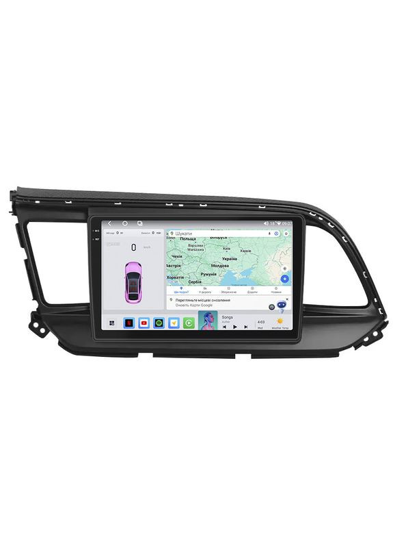 Магнитола Hyundai Elantra VI (AD) Рестайлинг ver 2 2018-2020г 9" 4/64 QLED CarPlay 4G 360 Prime 4 шт. Lesko (348471928)