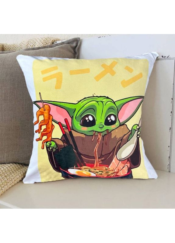 Подушка 3D Малюк Йода 2544_D 11995 35х35 см FlexDress (368783658)