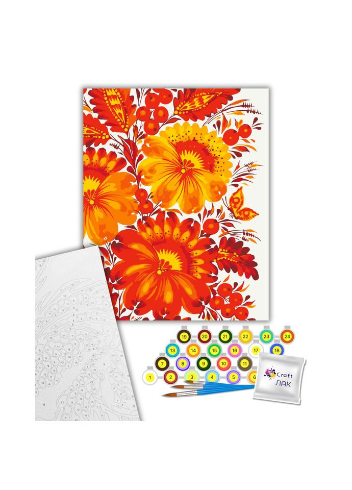 Картина за номерами "Петриківський мотив" 13168-AC Art Craft (337511665)