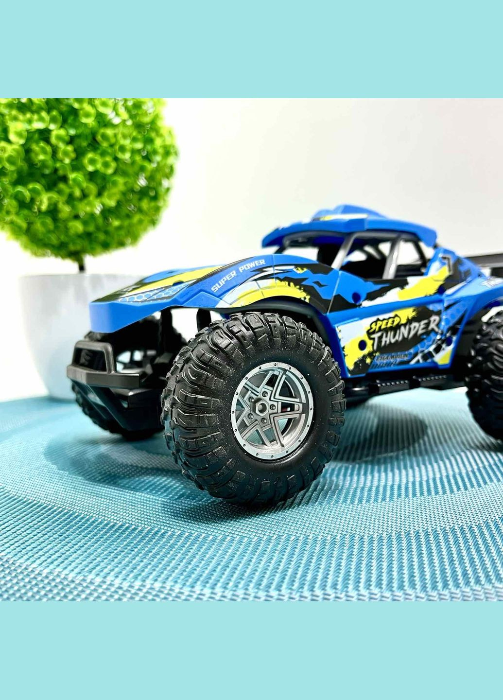 Машинка Баггі на радіокеруванні 24см акумулятор USB-зарядне Синя (0905-3) No Brand (304769955)