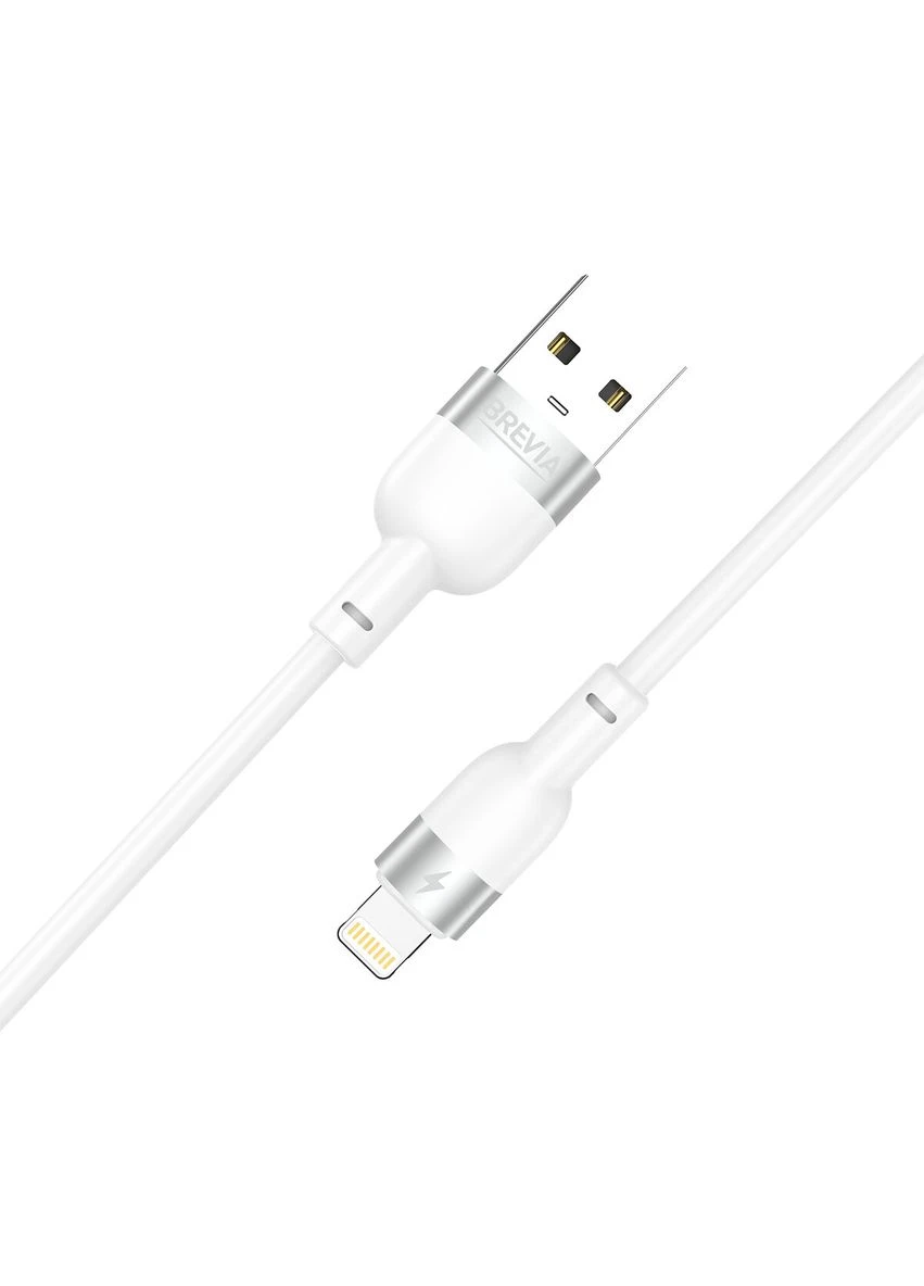 Кабель USB to Lightning 2,4А 1,2м, box Brevia (397341667)