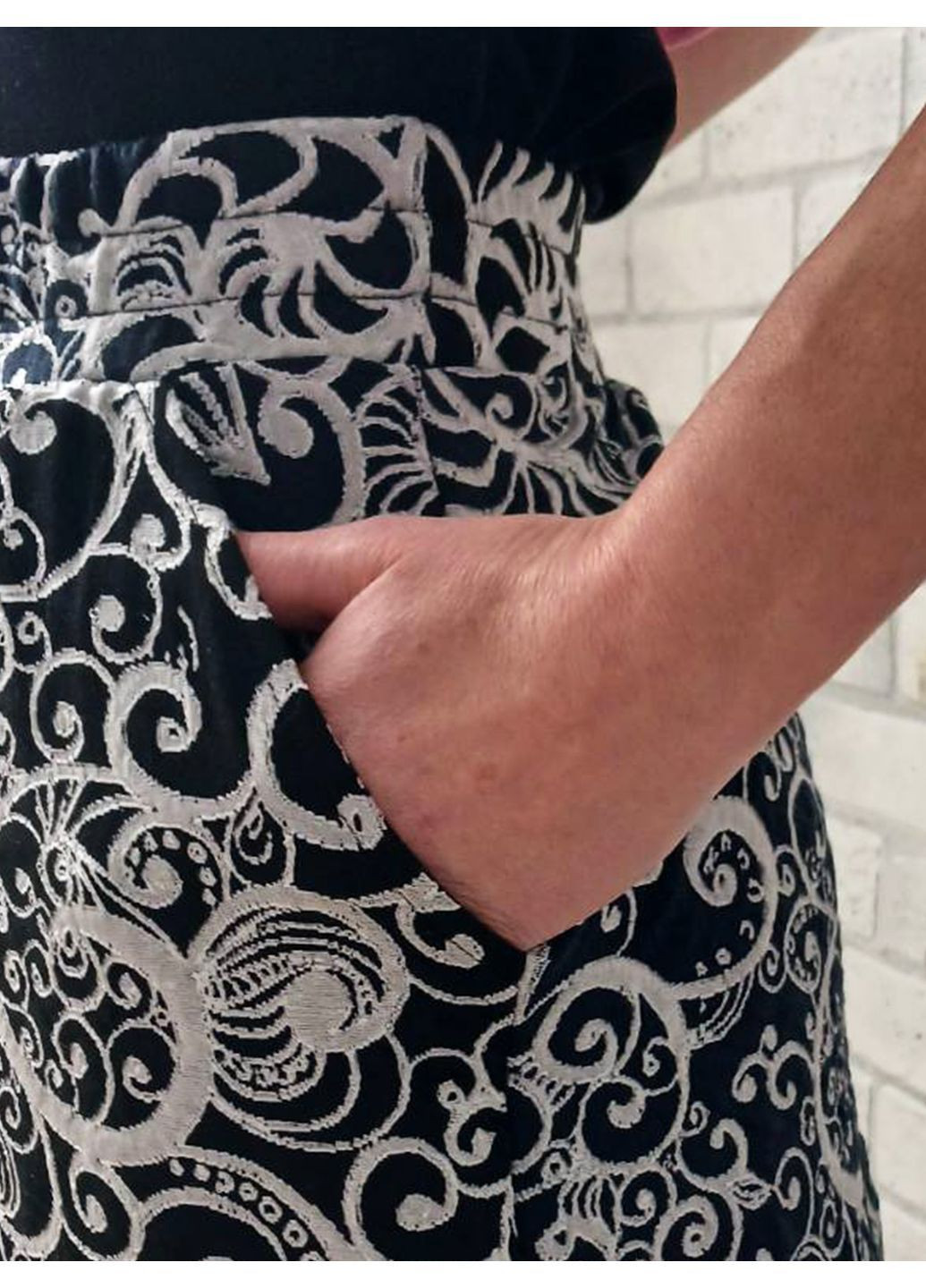 Широкі штани для жінок великого розміру батал, жіночі штани з кишенями. No Brand (370778052)