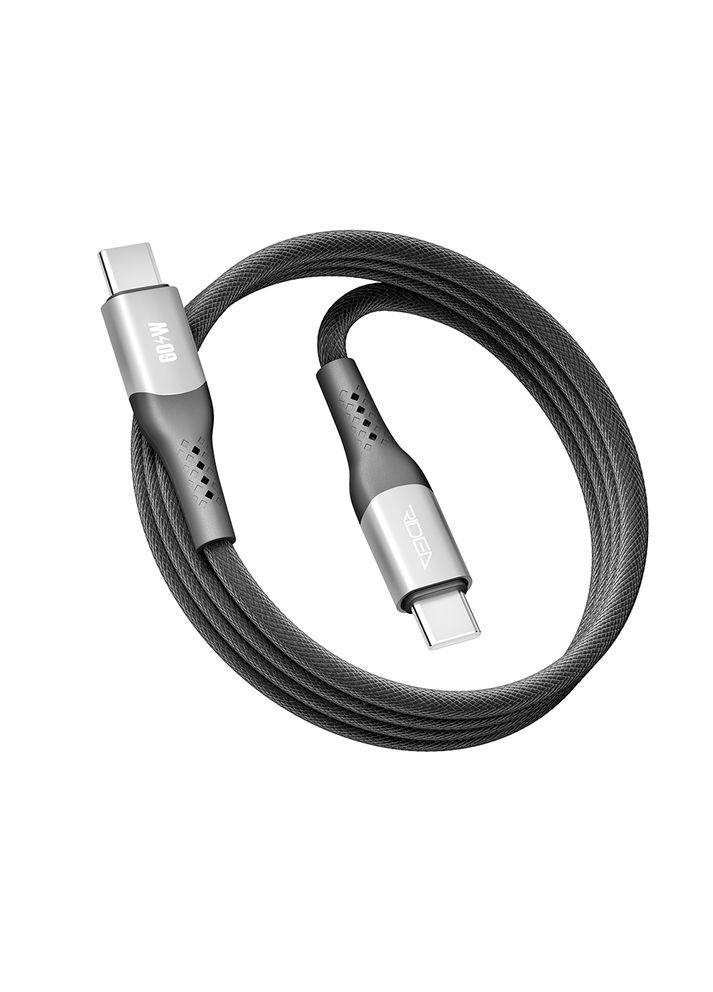 Кабель USB Type-C до USB Type-C / Провід шнур юсб тайп сі на юсб тайп сі для швидкої зарядки та передачі даних 1,2м Ridea (334298461)