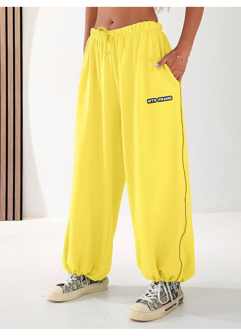 Брюки, цвет Желтый No Brand (361120297)