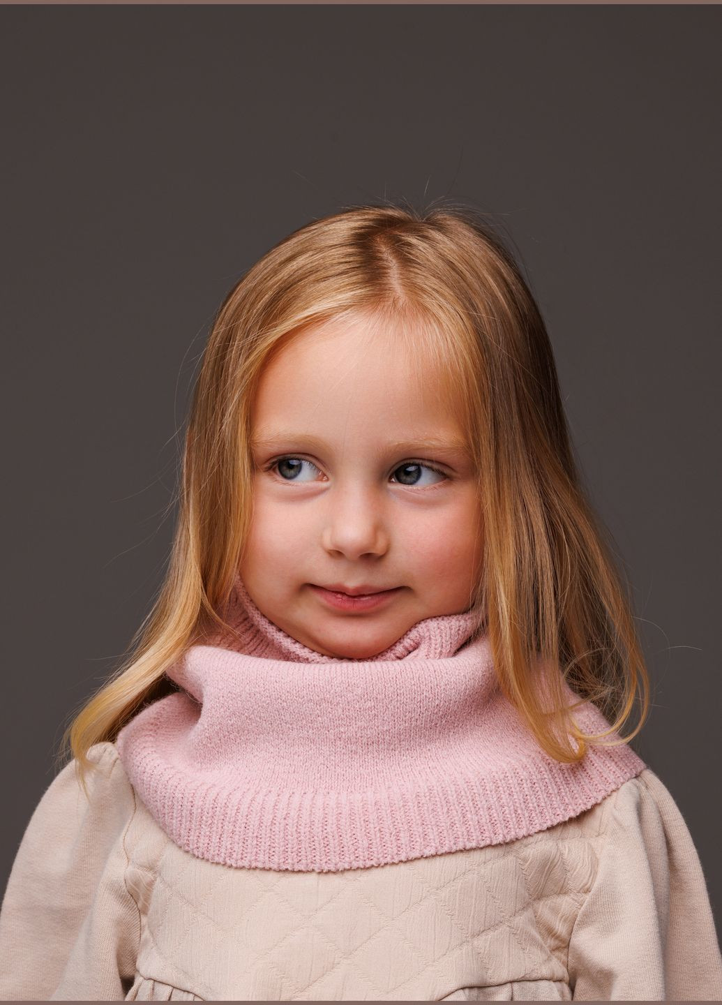 Дитячий Манишка снуд Класік S02 шарф хомут з флі.. Унісекс (.) Alex S02-26 (304977789)