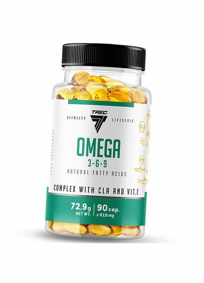 Омега 3 6 9, Omega 3-6-9, 90капс (67101001) Trec Nutrition (322728961)