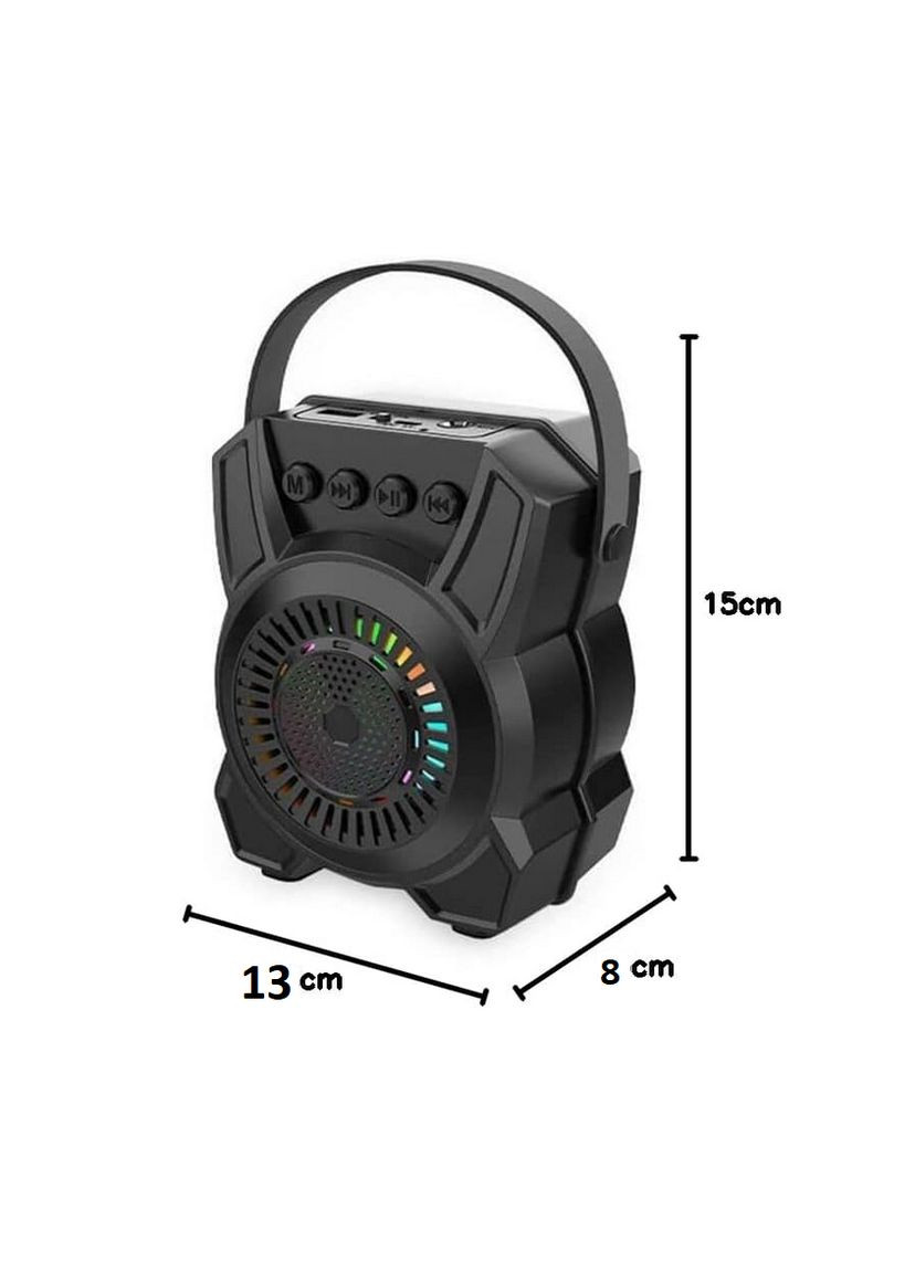Колонка портативна акумуляторним 8Вт Bluetooth Zqs1316 чорний No Brand (328089337)