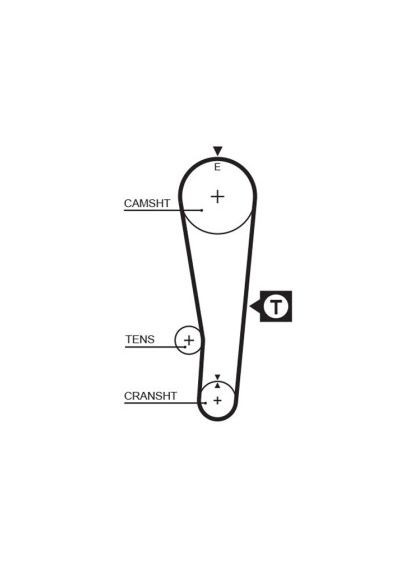 Ремень зубч. ГРМ Z=97 (пр-во ) 5382XS Gates (360486164)