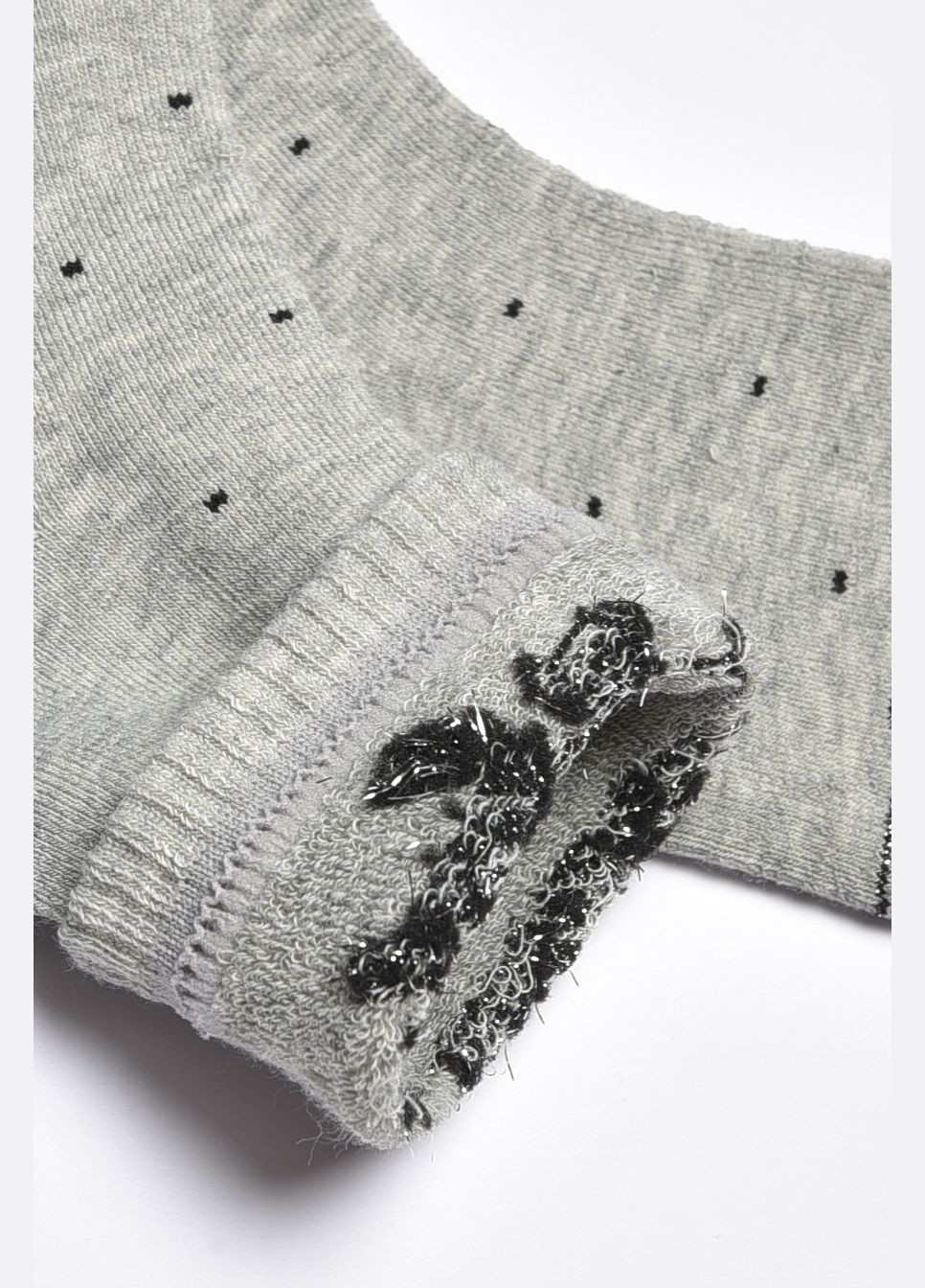 Носки детские махровые для девочки серого цвета Let's Shop (304251801)