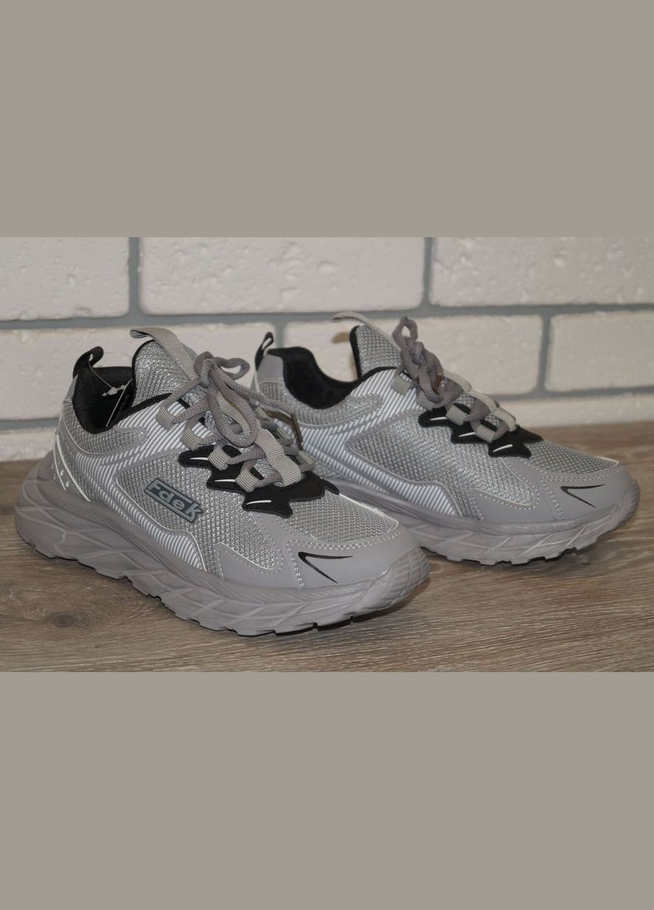 Сірі Осінні кросівки спортивні підліткові сірі FDEK