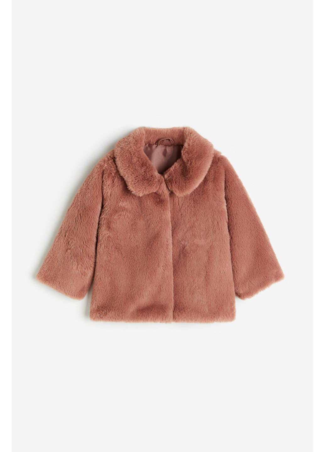 Пудрова шуба H&M