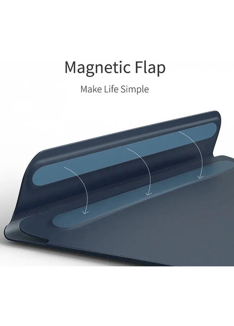 Шкіряний чохол конверт Skin Pro 2 MacBook Pro 14.2" M1 / M2 / M3 / M4 — A2442 / A2779 / A2918 / A2992 / A3112 / A3185 / A3401 WIWU (369511381)