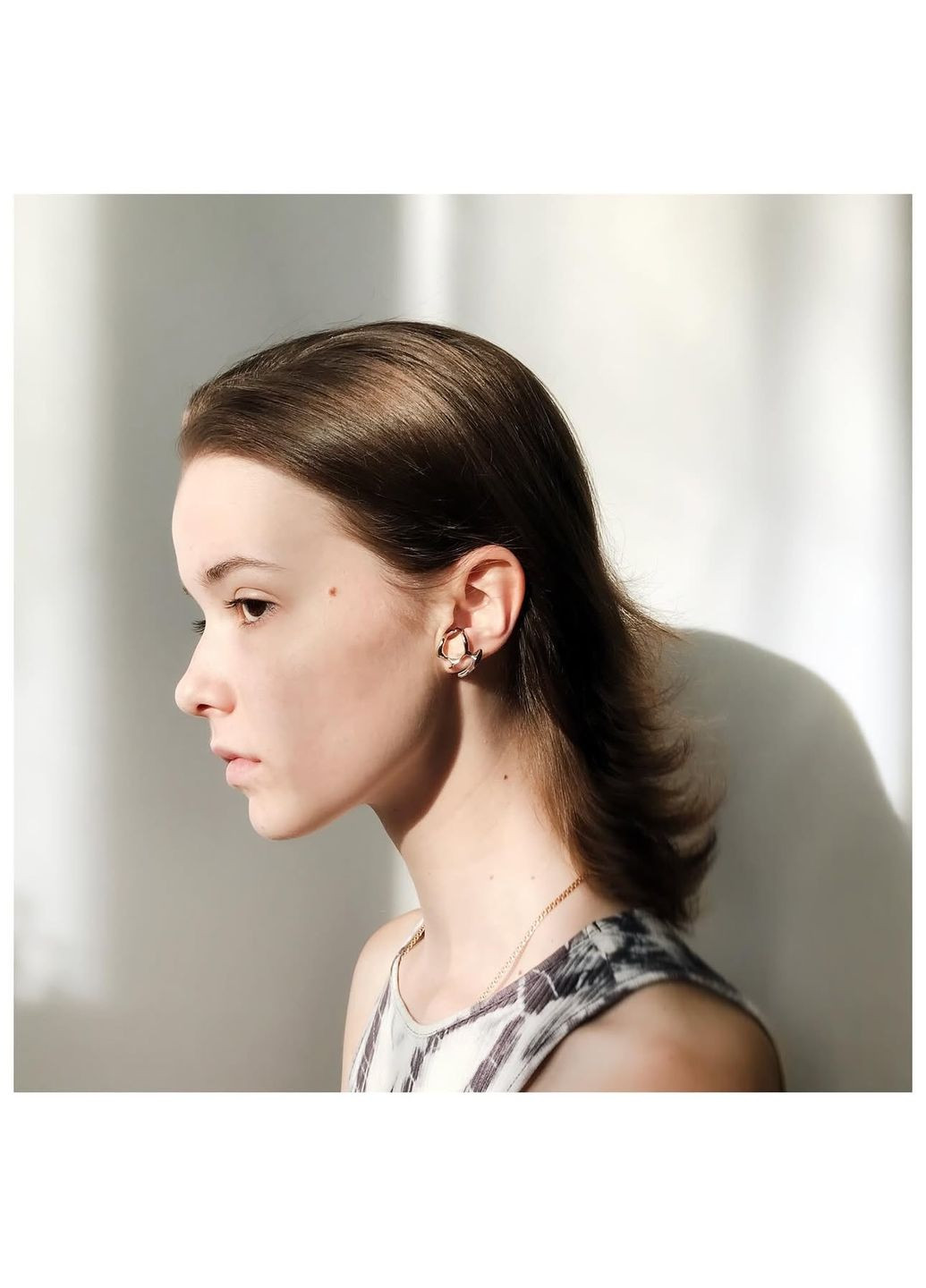 Серьги причудливой формы футуризм эстетика пуссет эльфийская эстетика азиатские минимализм ретро фэнтези необычные серебристые No Brand (316259283)