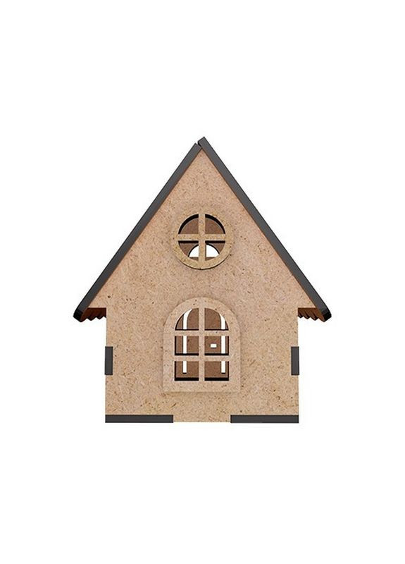 Заготовка для декорування "Будиночок 12" FDPO-403 з LED свічкою в комплекті Fabrika Decoru (367967805)