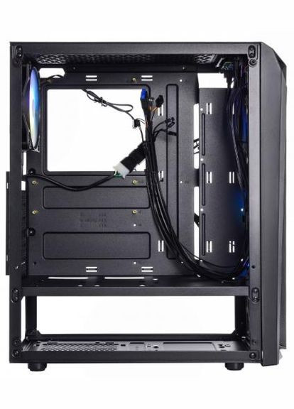 Корпус BOREY Black, без БЖ, Mini Tower, ATX, Mini ITX, 1хUSB 3.0, 2хUSB 2.0, 390x190x440 мм, 4.35 кг (BOREY_F5NU3) QUBE (330030369)
