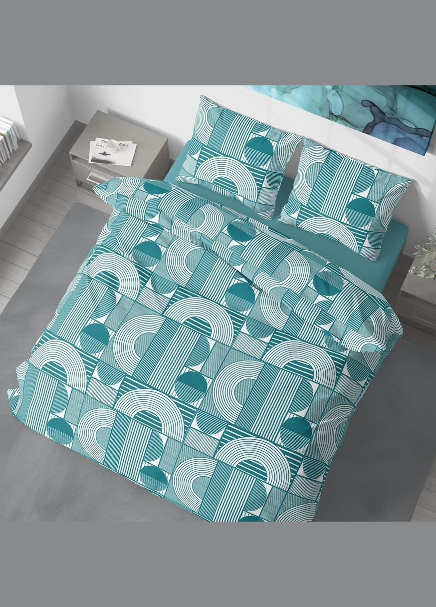 Постельное белье " ",Микрофибра,Темно,Семейный P-0136 Lelit (316632671)