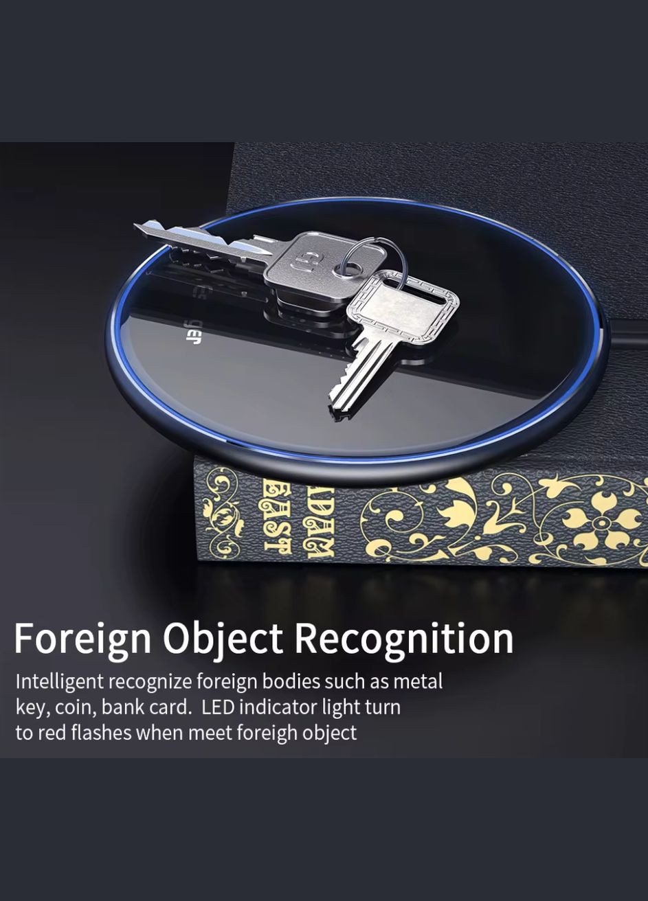 Зарядний пристрій для телефонів бездротовий для iPhone/Android 15 Вт Essager (299330181)