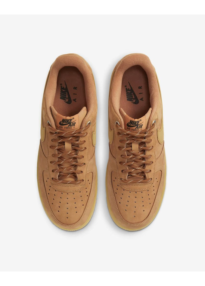 Коричневые демисезонные кроссовки air force 1 07 wb cj9179-200 Nike