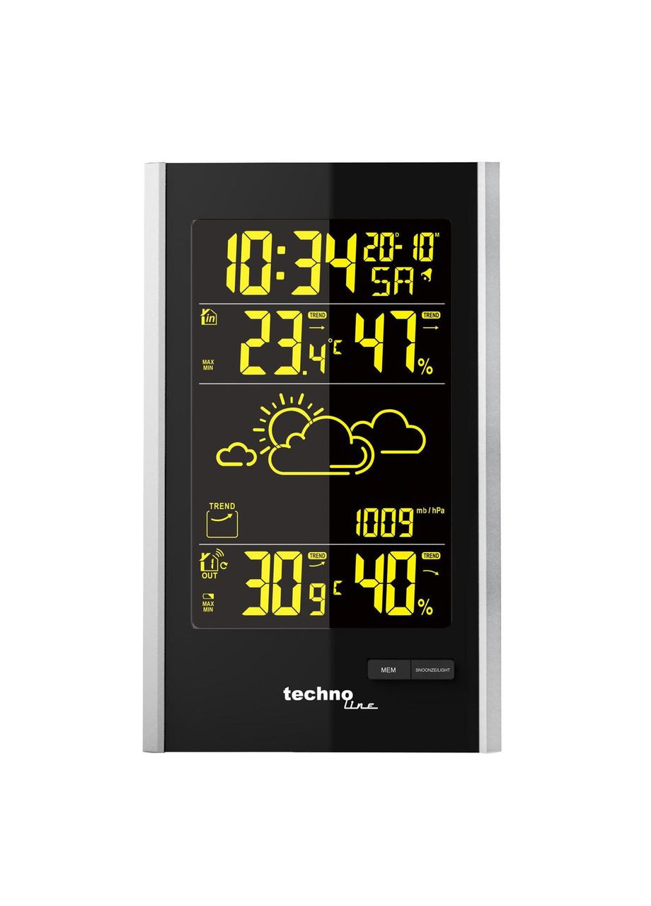 Метеостанція WS9060 Black/Silver (WS9060) Technoline (301917057)