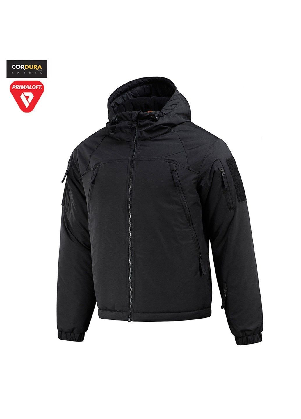 Чорна зимня куртка зимова alpha gen.iii pro primaloft black M-TAC