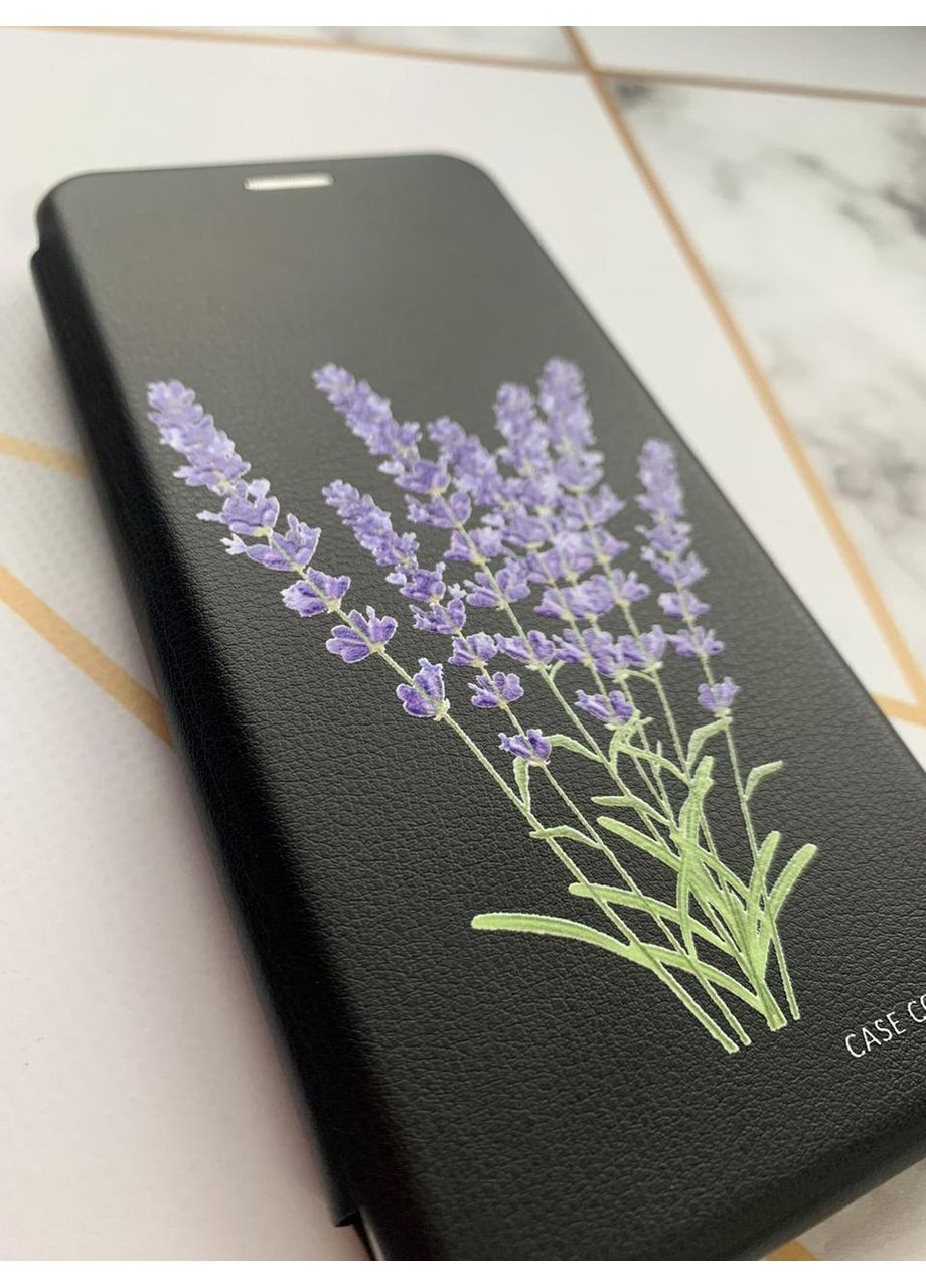 Чохол-книжка з малюнком для Samsung Galaxy A35 (A356) Чорний:: Лаванда (принт 28) CASE CONTROL (360686530)