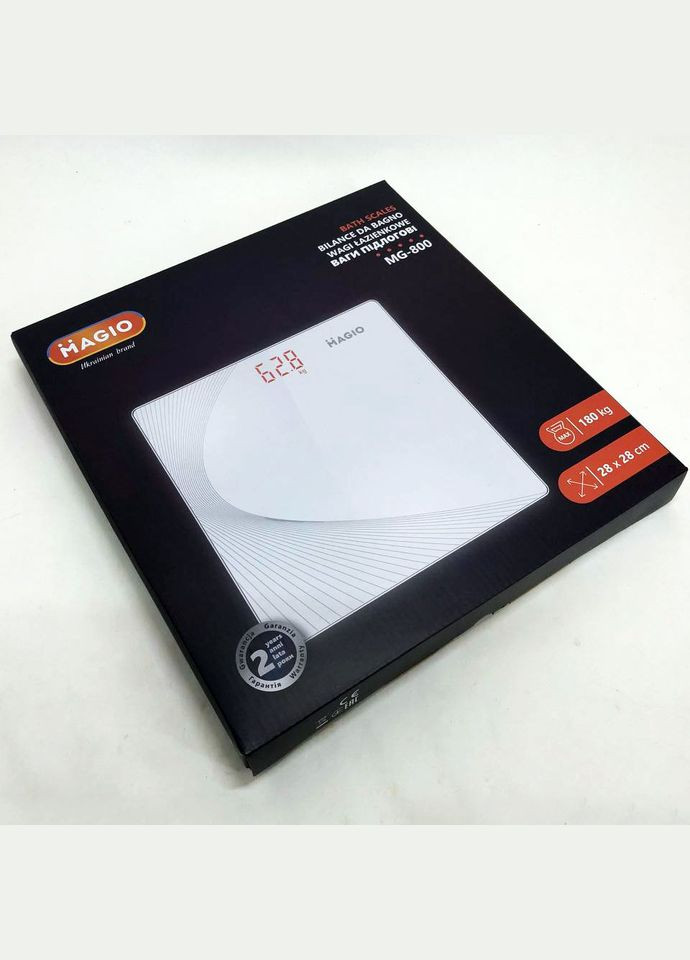 Весы напольные электронные стекло MG-800, Весы для взвешивания людей, Весы бытовые напольные Magio (364663680)