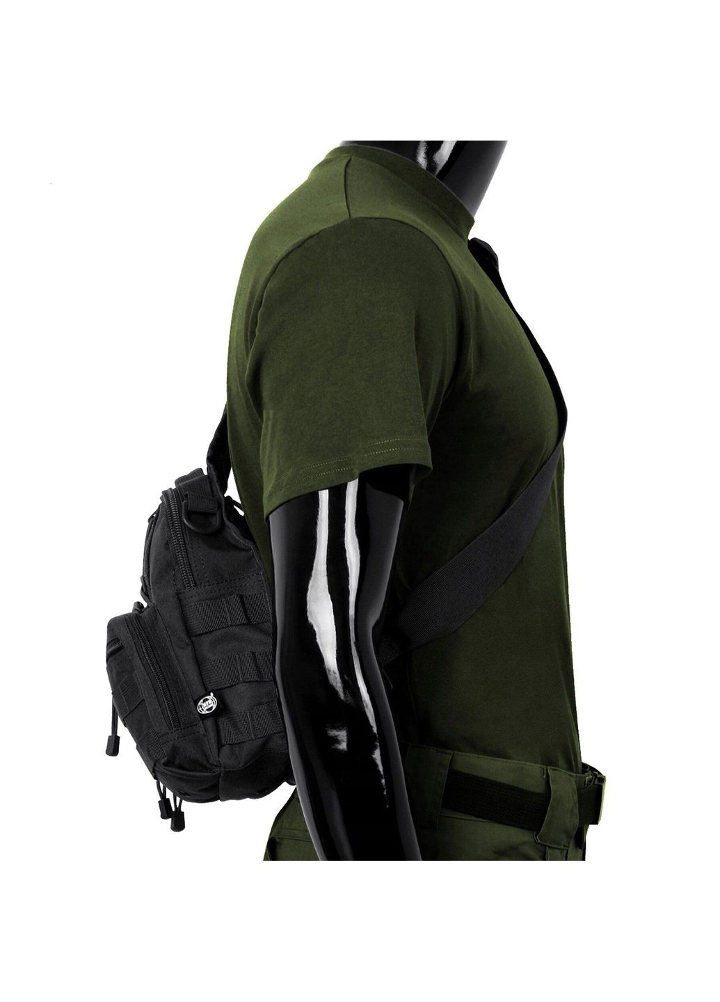 Сумка через плече Shoulder Bag Molle 7 л, Black MFH (315879161)