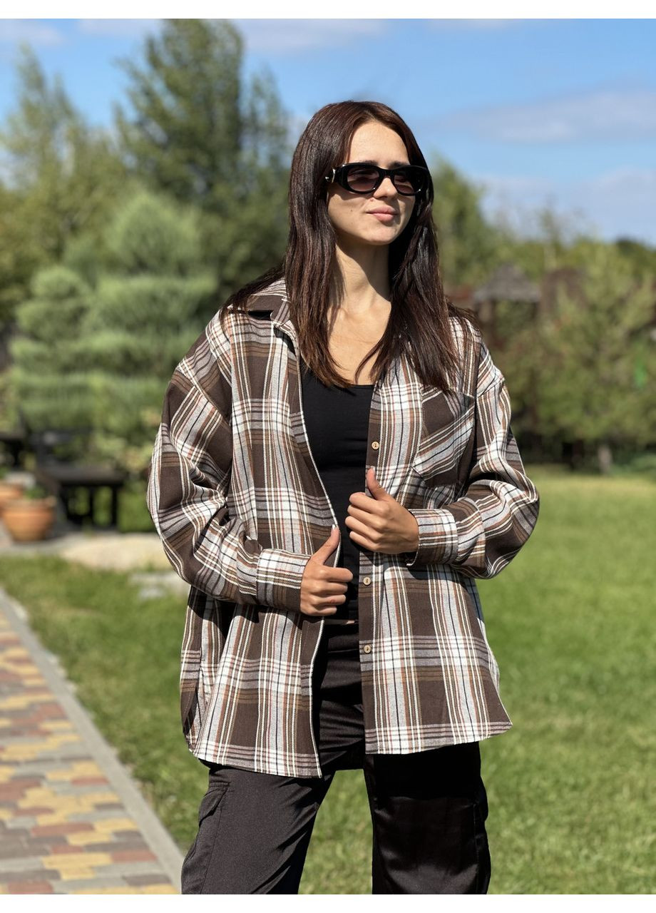 Кофейная рубашка Maybel