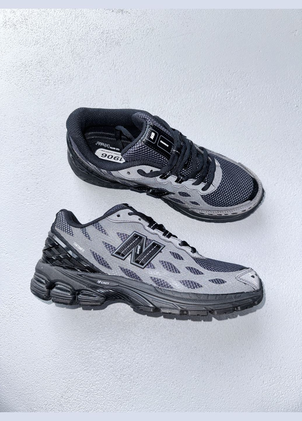 Черные демисезонные кроссовки мужские new balance 1906r fantomfit black | нью баланс фантомит черные No Brand