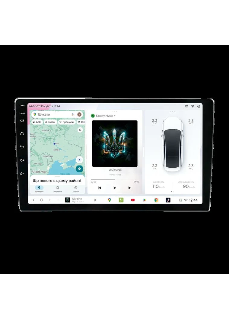 Штатна магнітола для KIA Sportage 2005-2009 S3 QLED 9" Android 8-ядерний 1.6ГГц 4x64Гб SIM-картка 3G/4G 7388 4x45W ASP TM2313 DriveX (401892244)