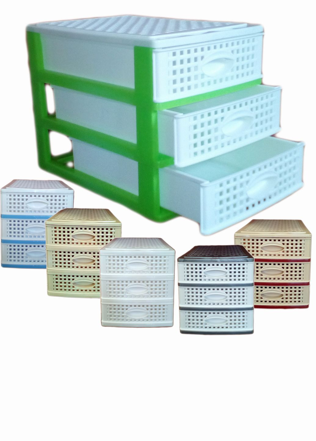 Комод міні 3 яруси Ротанг No Brand (331162090)