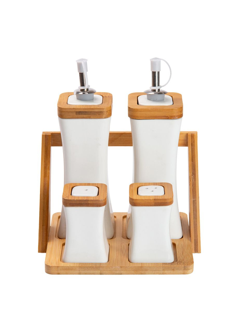 Набор для специй и жидких текстур на бамбуковой подставке Yiwu (322427017)