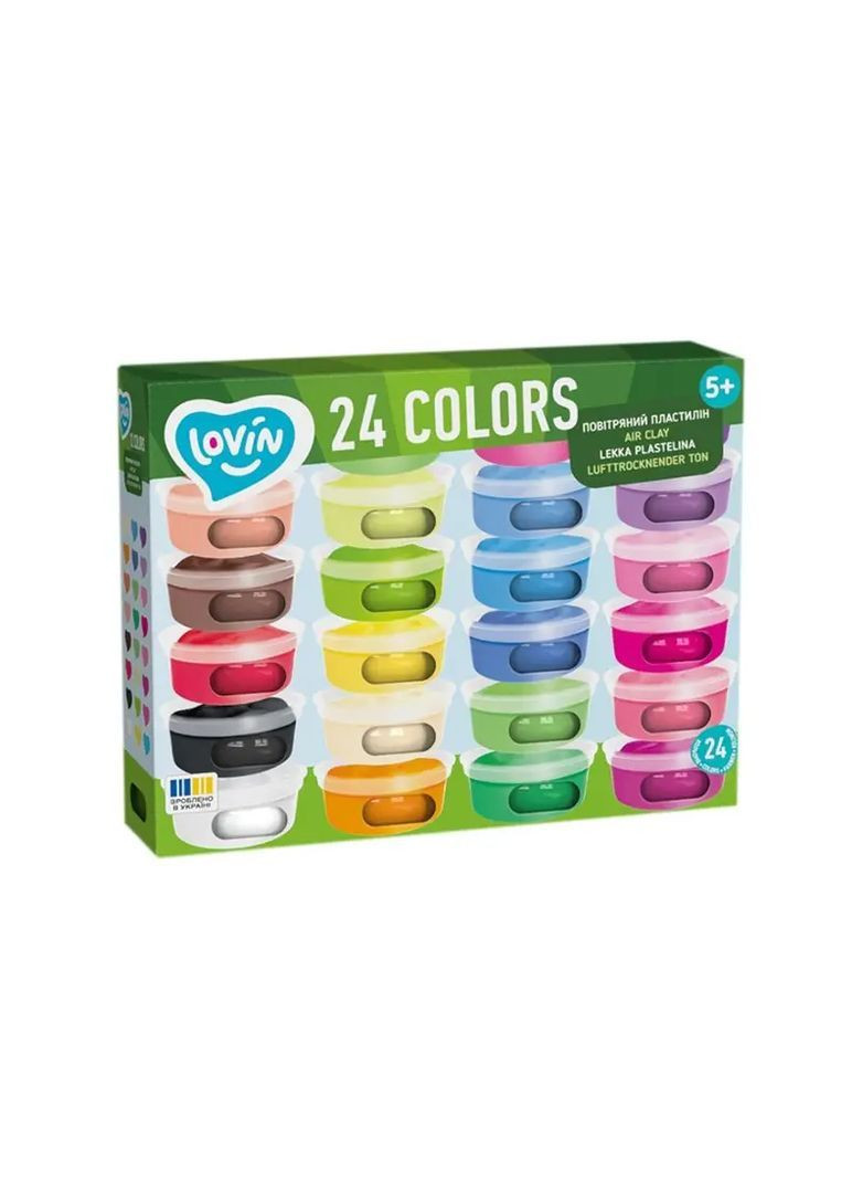 Набор для лепки легкий пластилин LOVIN в ассортименте 70177 Окто Різ2275 (370650494)