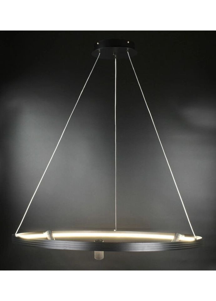 Люстра светодиодная подвесная LED светильник для квартиры на потолок лэд 26829 Черный 35-180х60х60 см. Sunnysky (324396096)