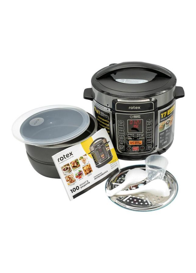 Мультиварка-скороварка REPС72-B 900 Вт Rotex (364107110)