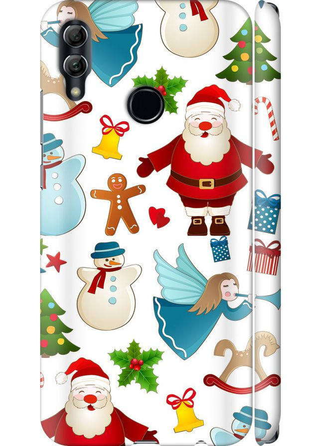 3D пластиковий матовий чохол 'Новорічний 1' для Endorphone Huawei Honor 10 Lite (315500331)